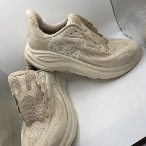 Hoka Women's Beige Athletic Shoes